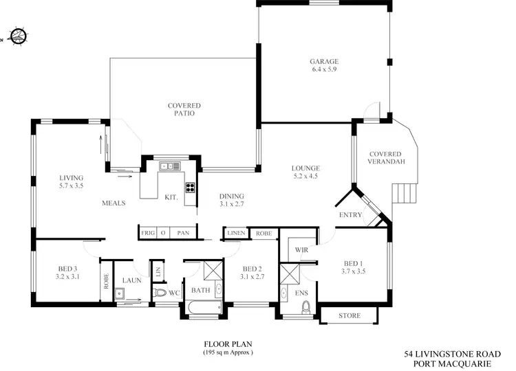 Floorplan of Homely house listing, 54 Livingstone Road, Port Macquarie NSW 2444
