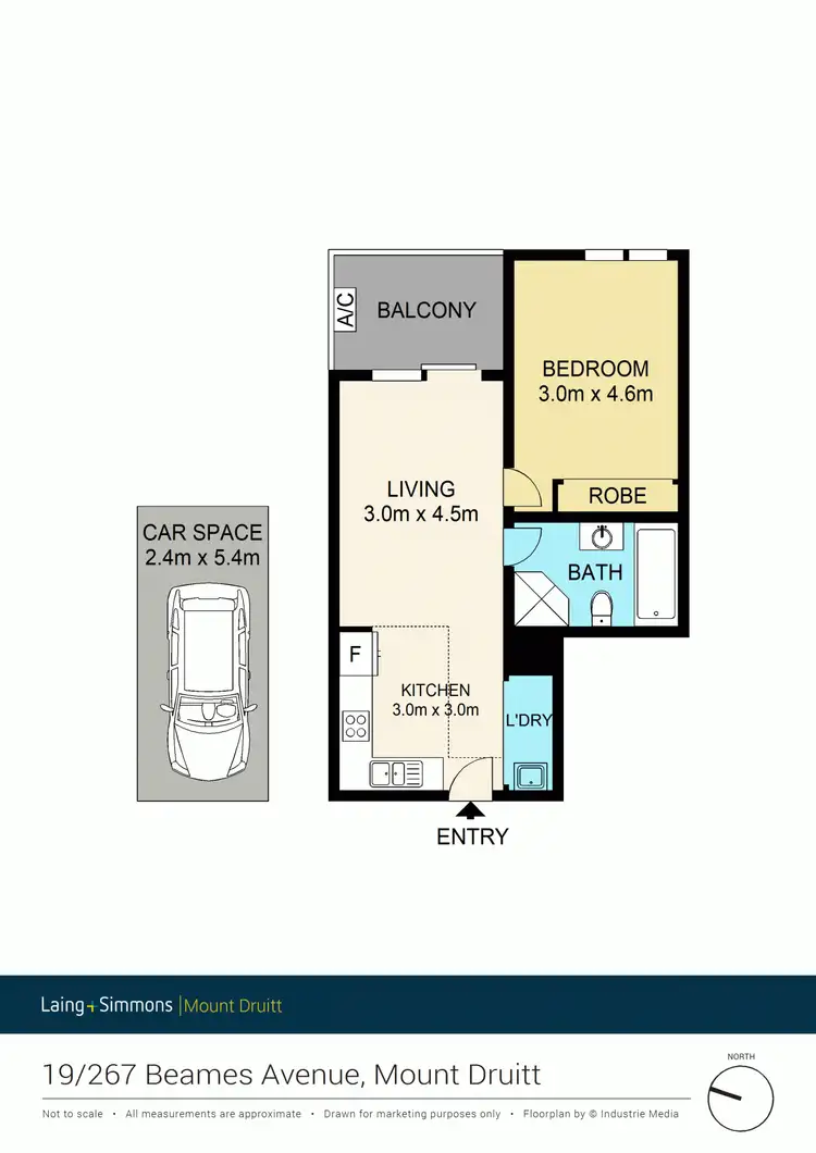 Floorplan of Homely unit listing, 19/267-269 Beames Avenue, Mount Druitt NSW 2770