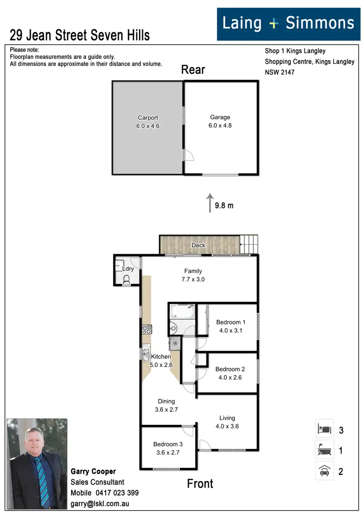 Floorplan of Homely house listing, 29 Jean Street, Seven Hills NSW 2147