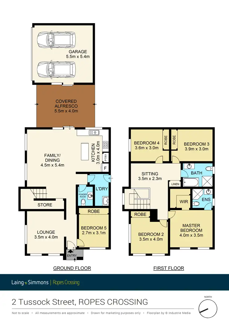 Floorplan of Homely house listing, 2 Tussock Street, Ropes Crossing NSW 2760