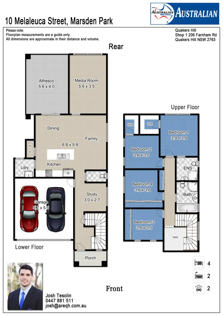 Floorplan of Homely house listing, 10 Melaleuca Street, Marsden Park NSW 2765