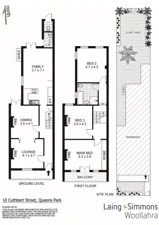 Floorplan of Homely house listing, 10 Cuthbert Street, Queens Park NSW 2022