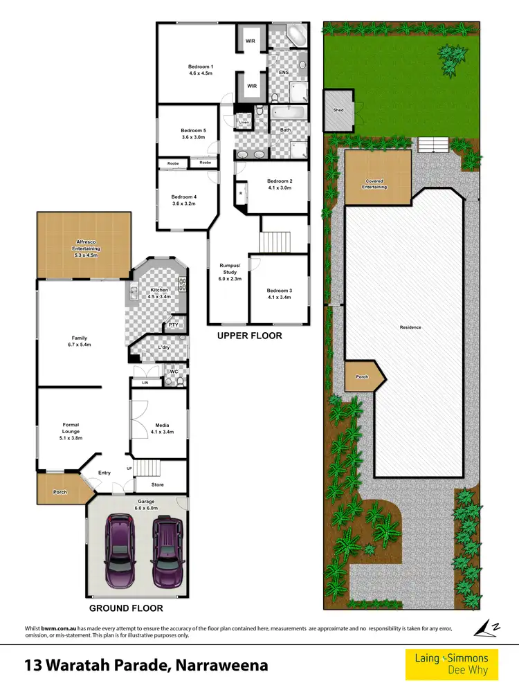 Floorplan of Homely house listing, 13 Waratah Parade, Narraweena NSW 2099