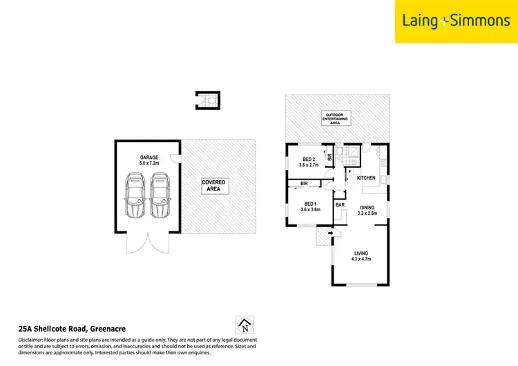Floorplan of Homely house listing, 25a Shellcote Road, Greenacre NSW 2190