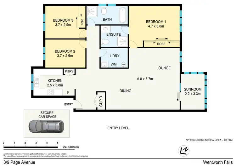 Floorplan of Homely apartment listing, 3/9 Page Avenue, Wentworth Falls NSW 2782