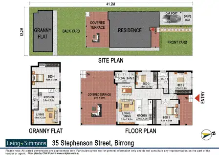 Floorplan of Homely house listing, 35 Stephenson Street, Birrong NSW 2143
