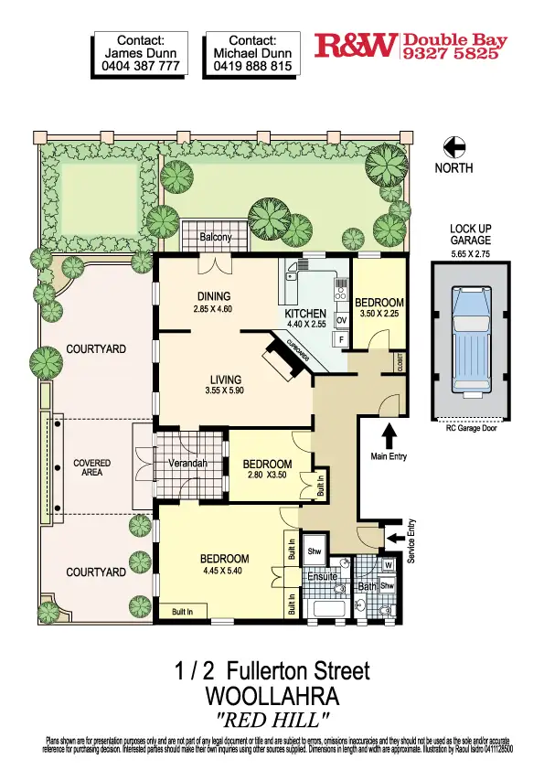 Floorplan of Homely apartment listing, 1/2 Fullerton Street, Woollahra NSW 2025