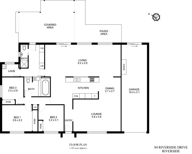 Floorplan of Homely house listing, 84 Riverside Drive, Port Macquarie NSW 2444