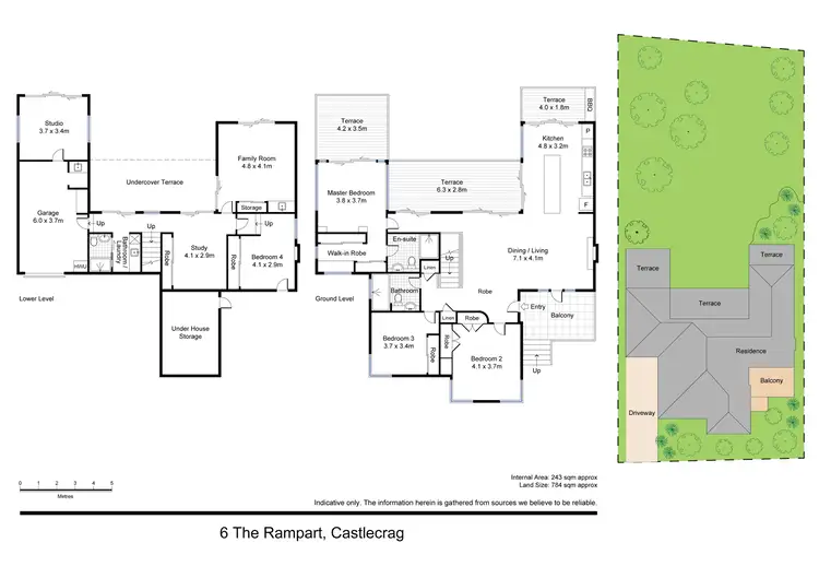 Floorplan of Homely house listing, 6 The Rampart, Castlecrag NSW 2068