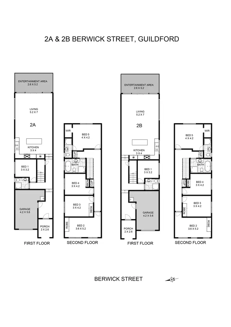 Floorplan of Homely house listing, 2B Berwick Street, Guildford NSW 2161