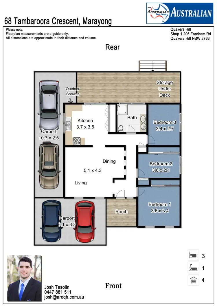 Floorplan of Homely house listing, 68 Tambaroora Crescent, Marayong NSW 2148