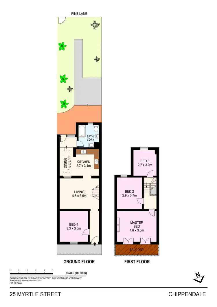 Floorplan of Homely house listing, 25 Myrtle St, Chippendale NSW 2008