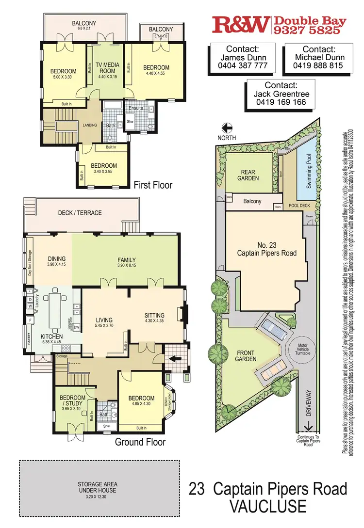 Floorplan of Homely house listing, 23 Captain Pipers Road, Vaucluse NSW 2030