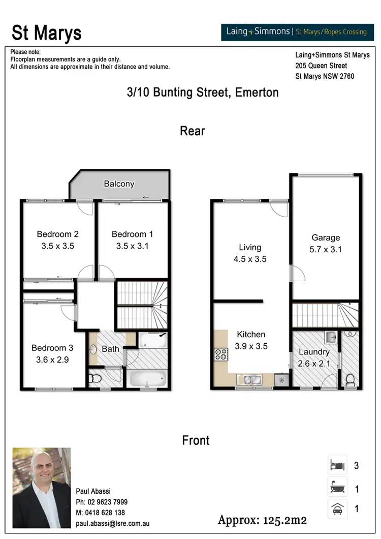 Floorplan of Homely house listing, 3/10 Bunting Street, Emerton NSW 2770