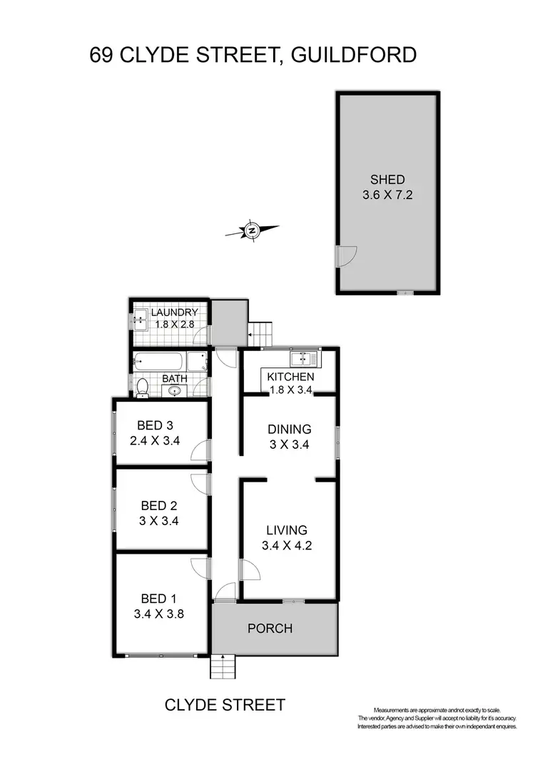 Floorplan of Homely house listing, 69 Clyde Street, Guildford NSW 2161