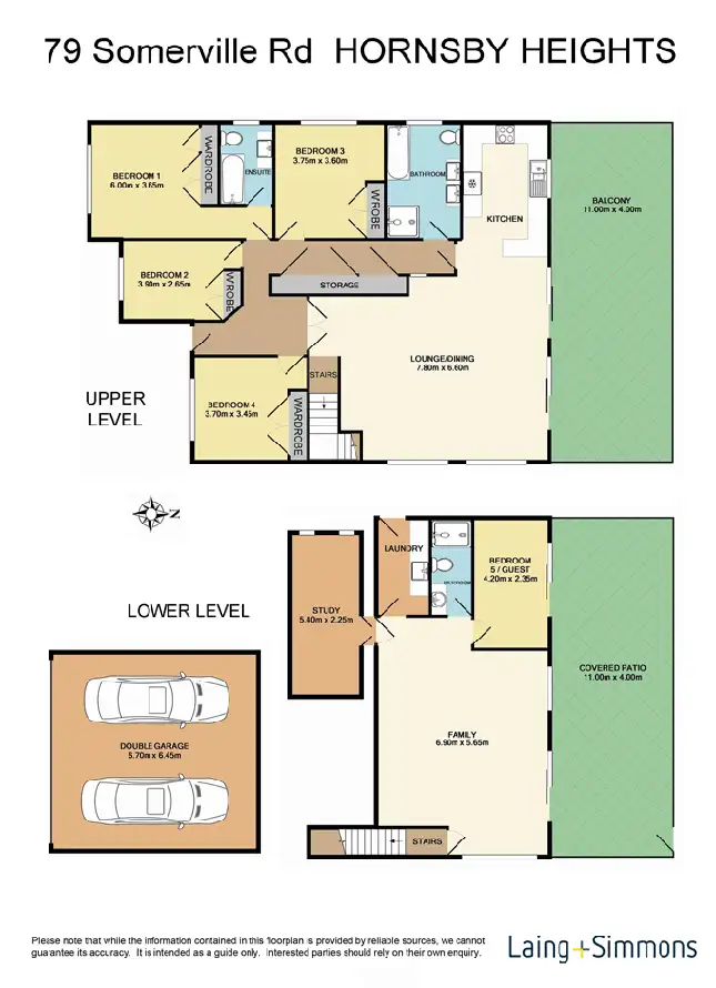Floorplan of Homely house listing, 79 Somerville Road, Hornsby Heights NSW 2077