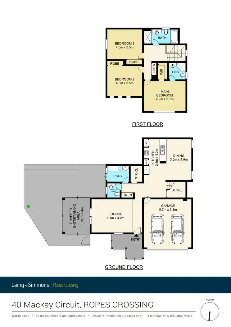 Floorplan of Homely house listing, 40 Mackay Circuit, Ropes Crossing NSW 2760