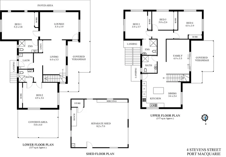 Floorplan of Homely house listing, 4 Stevens Street, Port Macquarie NSW 2444
