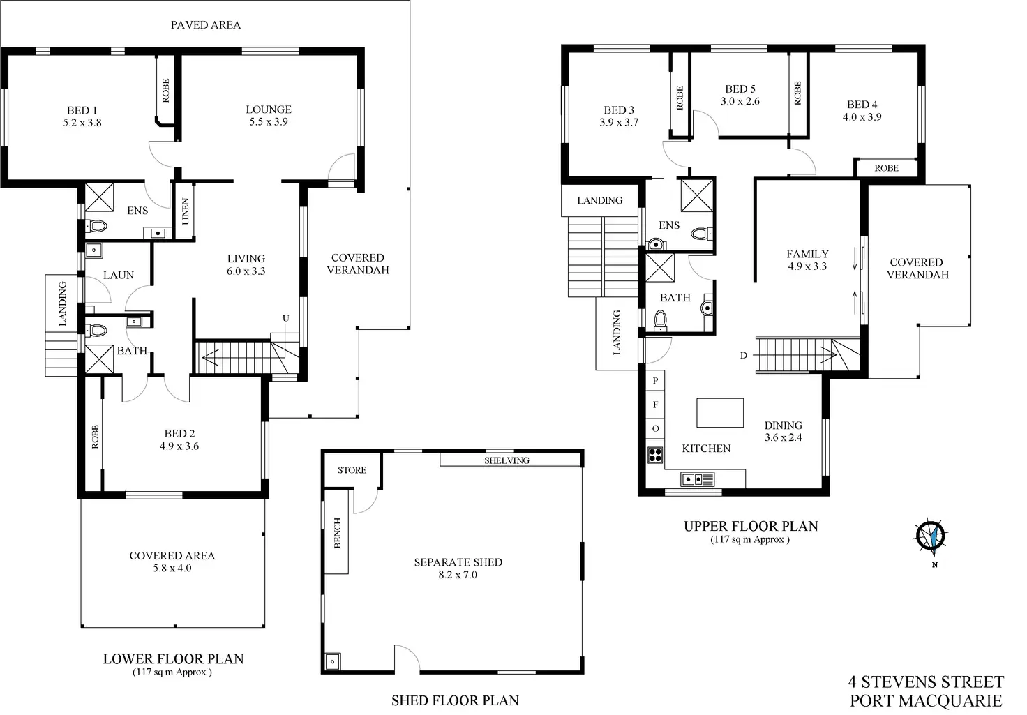 Floorplan of Homely house listing, 4 Stevens Street, Port Macquarie NSW 2444