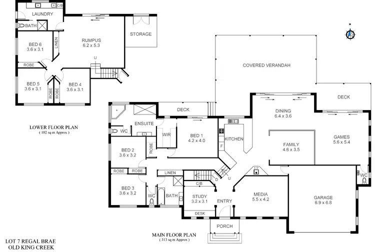Floorplan of Homely house listing, 20 Regal Brae, King Creek NSW 2446