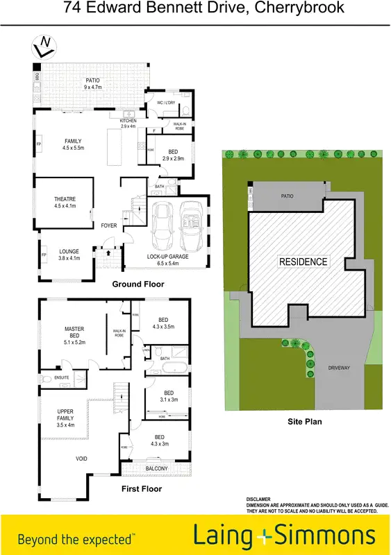 Floorplan of Homely house listing, 74 Edward Bennett Drive, Cherrybrook NSW 2126
