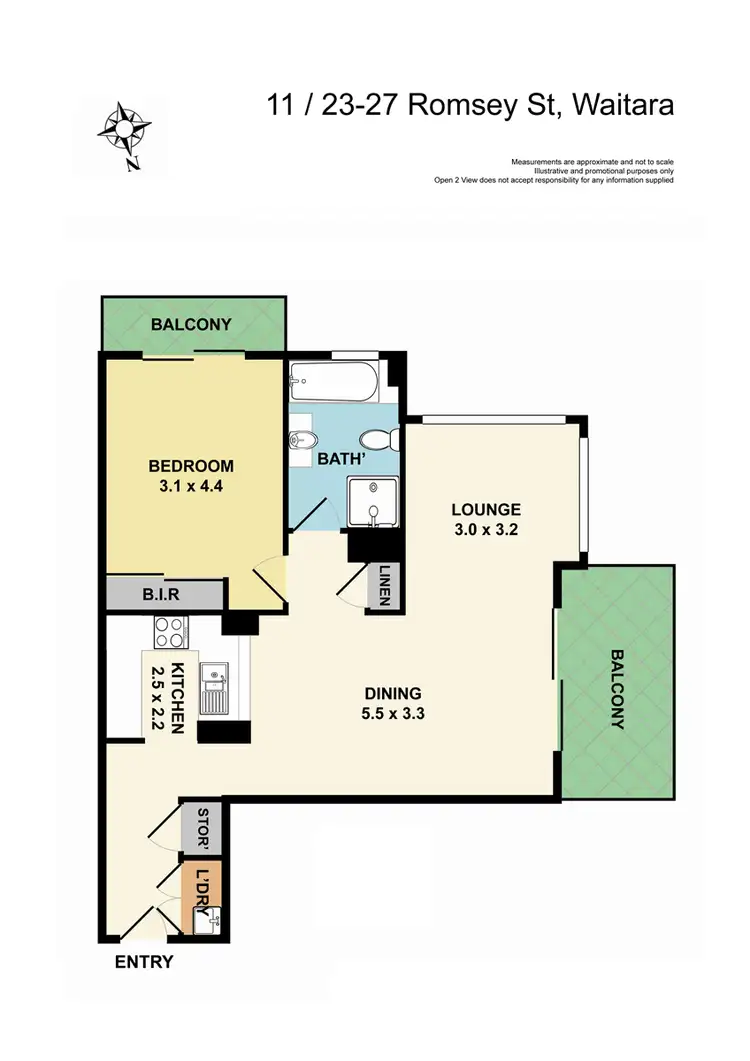 Floorplan of Homely unit listing, 11/23-27 Romsey Street, Waitara NSW 2077