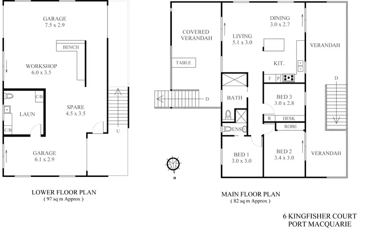 Floorplan of Homely house listing, 6 Kingfisher Court, Port Macquarie NSW 2444