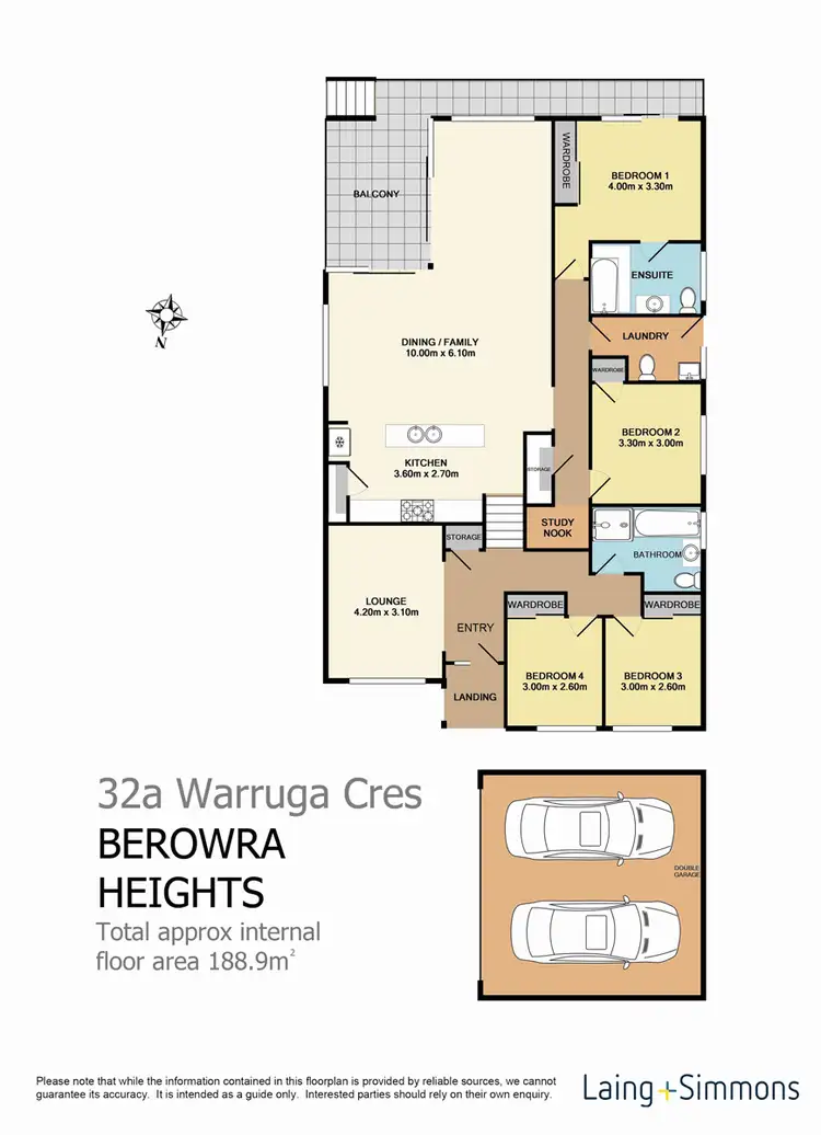 Floorplan of Homely house listing, 32A Warruga Crescent, Berowra Heights NSW 2082