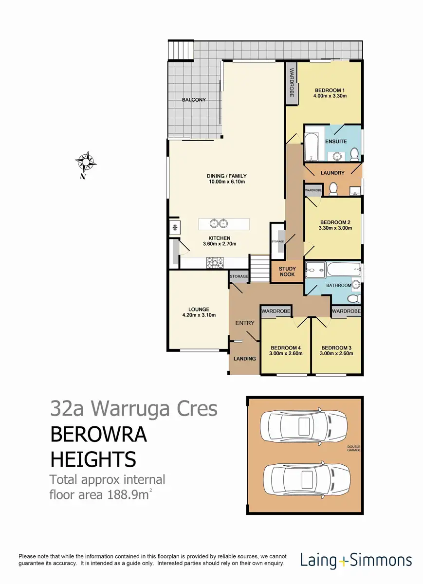 Floorplan of Homely house listing, 32A Warruga Crescent, Berowra Heights NSW 2082