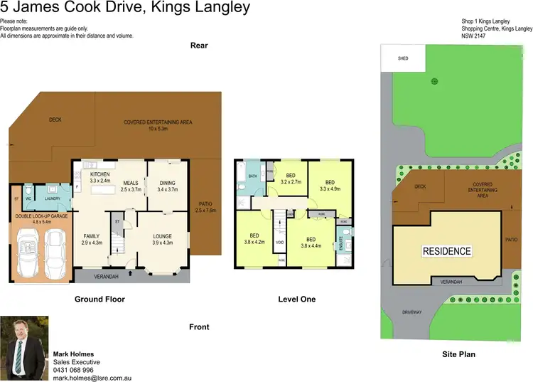 Floorplan of Homely house listing, 5 James Cook Drive, Kings Langley NSW 2147