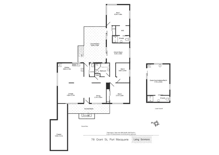 Floorplan of Homely house listing, 76 Grant Street, Port Macquarie NSW 2444