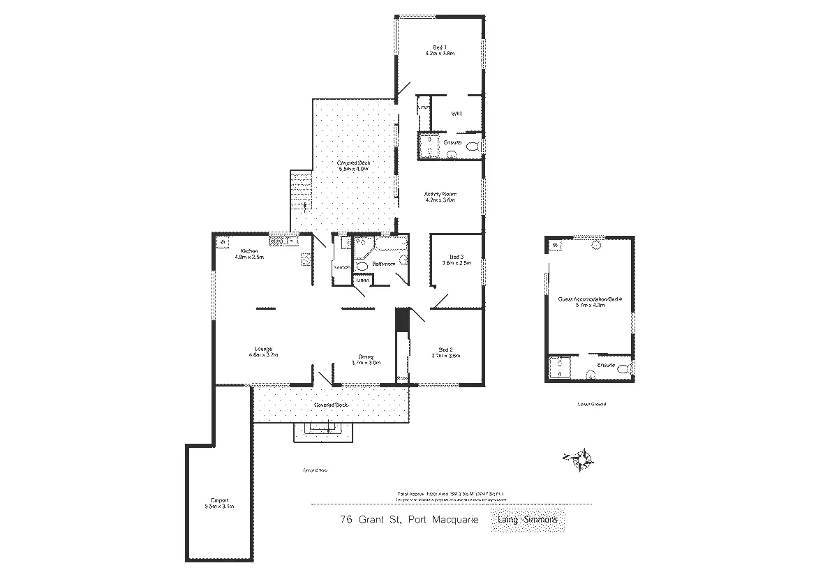 Floorplan of Homely house listing, 76 Grant Street, Port Macquarie NSW 2444