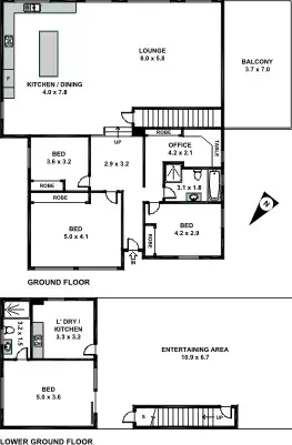Floorplan of Homely house listing, 37 Croswell Place, North Parramatta NSW 2151