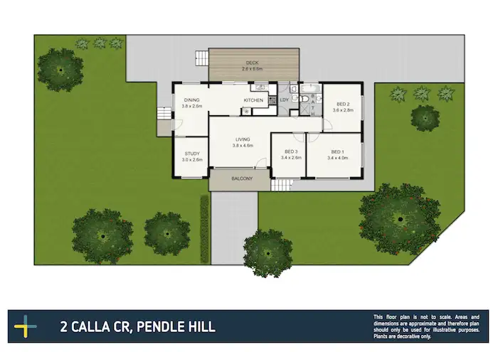 Floorplan of Homely house listing, 2 Calla Grove, Pendle Hill NSW 2145