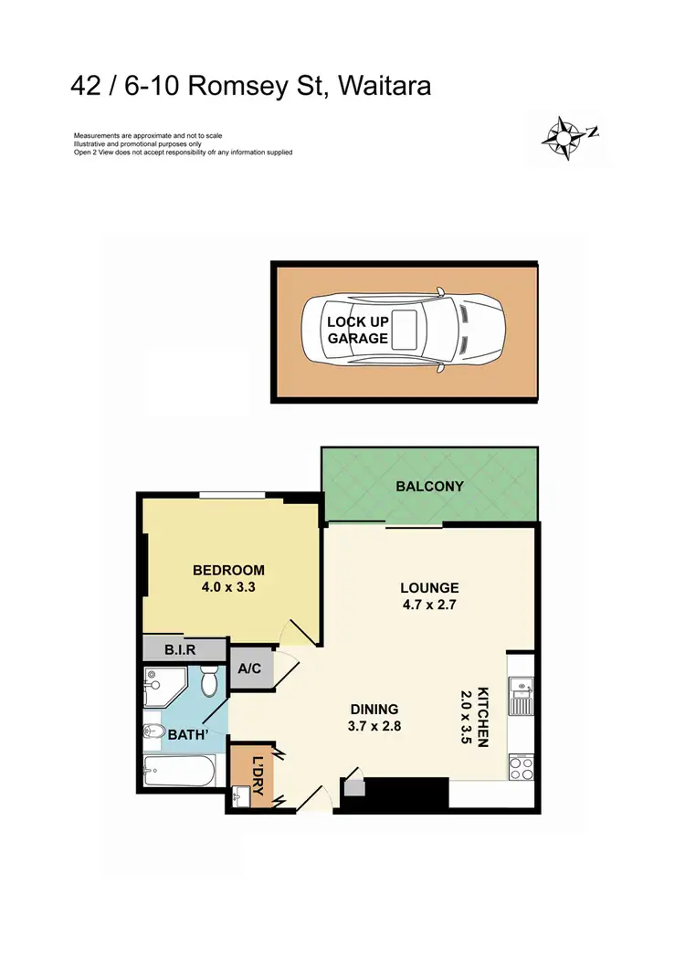 Floorplan of Homely unit listing, 42/6-10 Romsey Street, Waitara NSW 2077