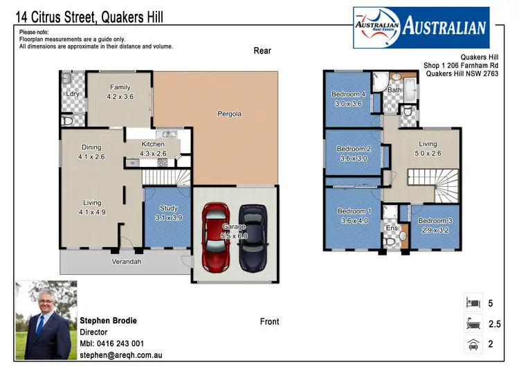 Floorplan of Homely house listing, 14 Citrus Street, Quakers Hill NSW 2763