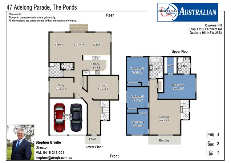 Floorplan of Homely house listing, 47 Adelong Parade, The Ponds NSW 2769