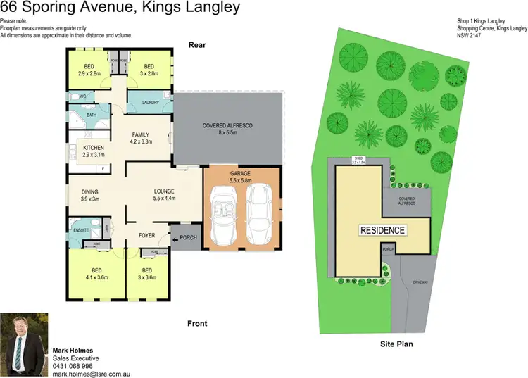 Floorplan of Homely house listing, 66 Sporing Avenue, Kings Langley NSW 2147