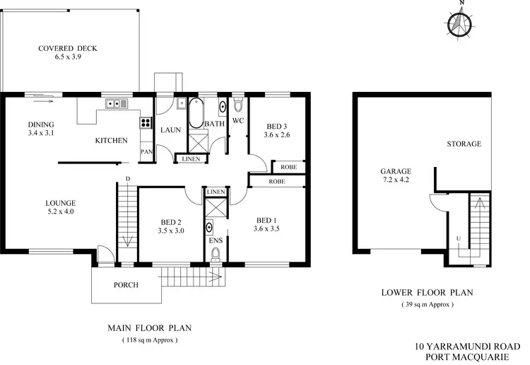 Floorplan of Homely house listing, 10 Yarramundi Road, Port Macquarie NSW 2444