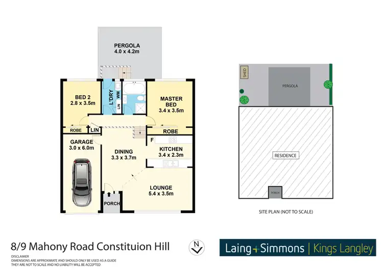 Floorplan of Homely villa listing, 8/9 Mahony Road, Constitution Hill NSW 2145