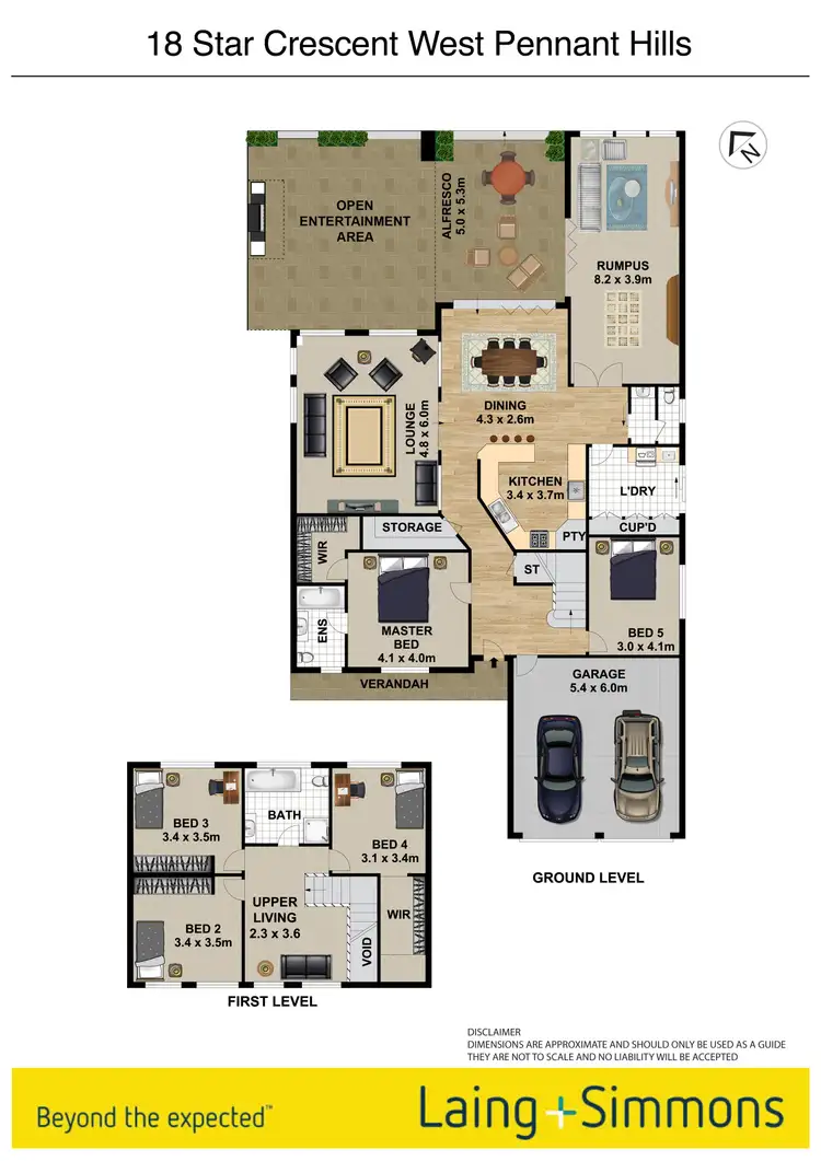 Floorplan of Homely house listing, 18 Star Crescent, West Pennant Hills NSW 2125