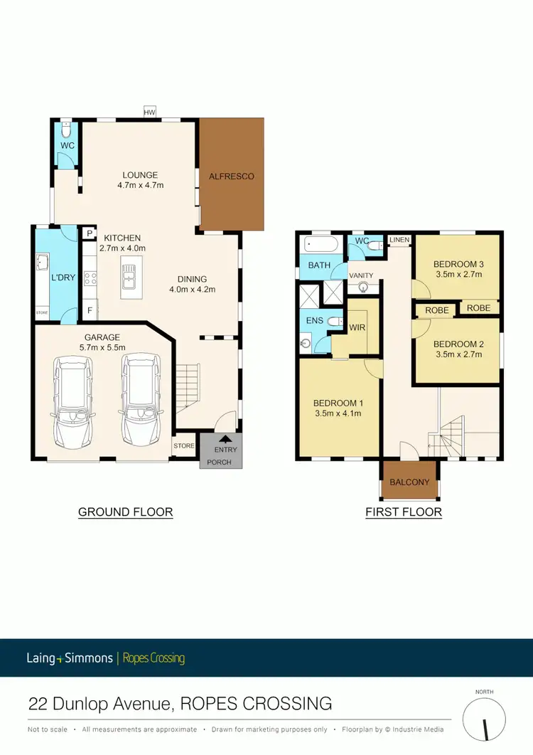 Floorplan of Homely house listing, 22 Dunlop Avenue, Ropes Crossing NSW 2760