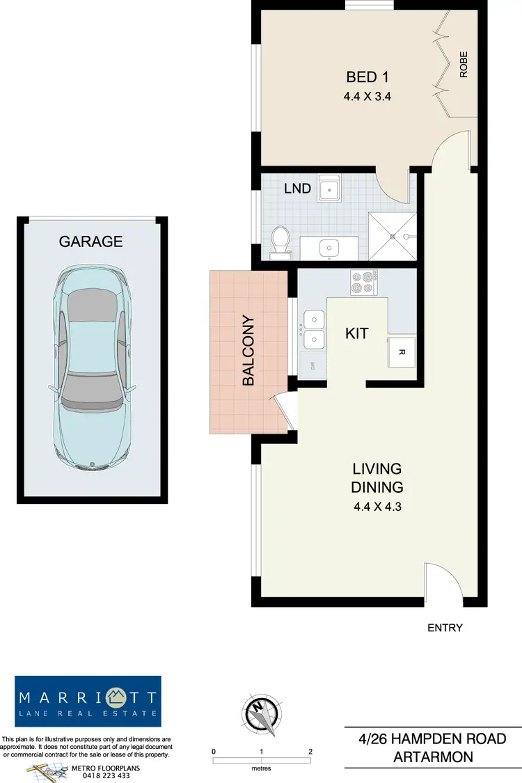 Floorplan of Homely unit listing, 4/26 Hampden Road, Artarmon NSW 2064