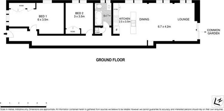 Floorplan of Homely apartment listing, 2/102 Beach Road, Bondi Beach NSW 2026