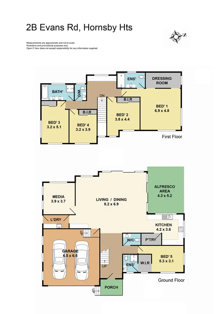 Floorplan of Homely house listing, 2B Evans Road, Hornsby Heights NSW 2077
