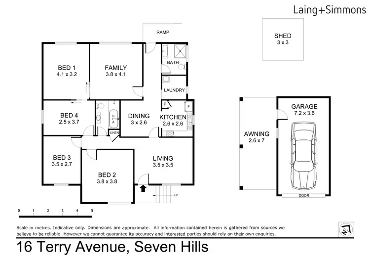 Floorplan of Homely house listing, 16 Terry Avenue, Seven Hills NSW 2147