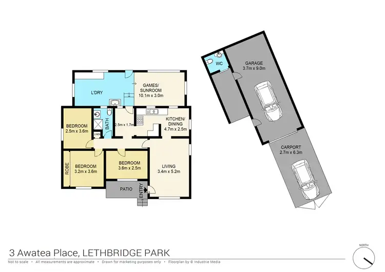 Floorplan of Homely house listing, 3 Awatea Place, Lethbridge Park NSW 2770