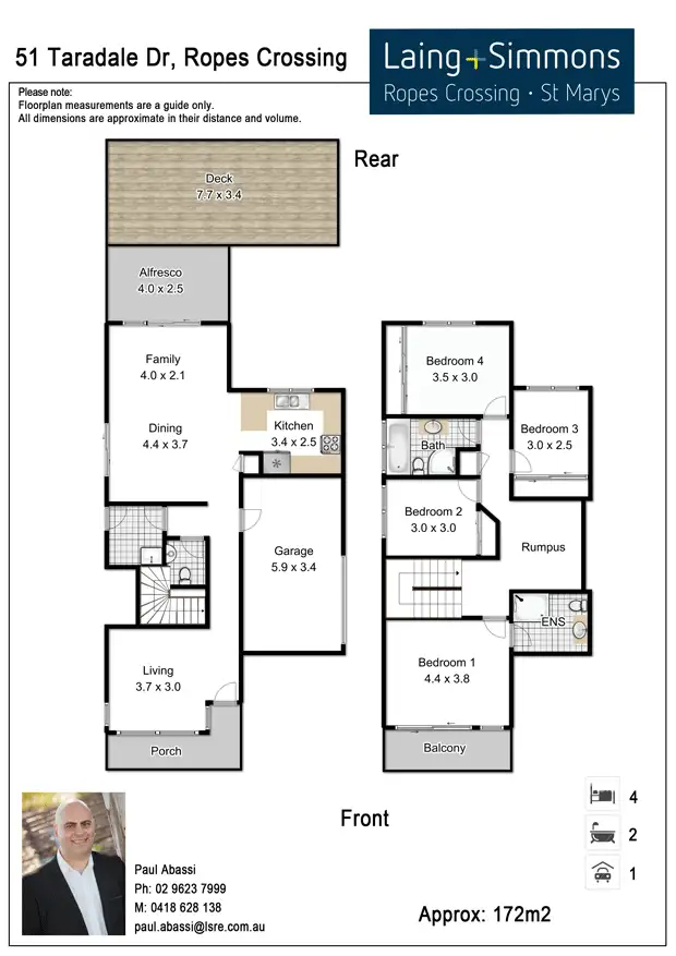 Floorplan of Homely house listing, 51 Taradale Drive, Ropes Crossing NSW 2760
