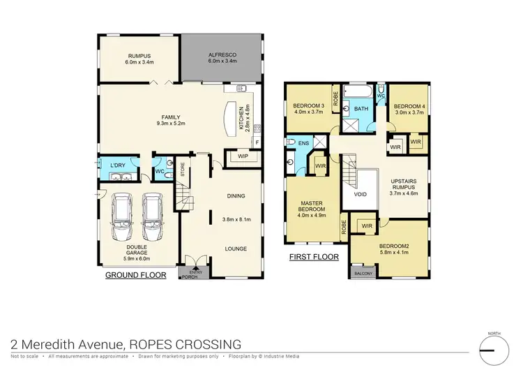 Floorplan of Homely house listing, 2 Meredith Avenue, Ropes Crossing NSW 2760