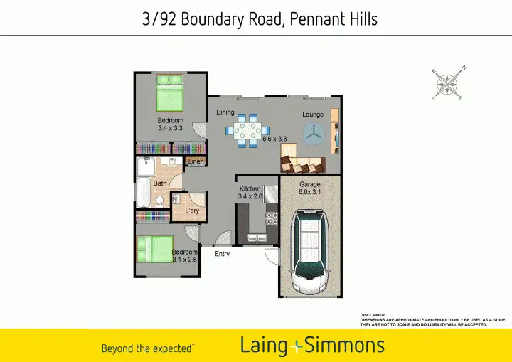 Floorplan of Homely villa listing, 3/92-94 Boundary Road, Pennant Hills NSW 2120